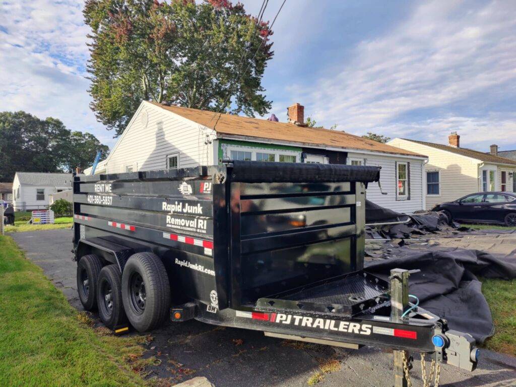 Driveway Friendly Dumpster Rentals in Rhode Island