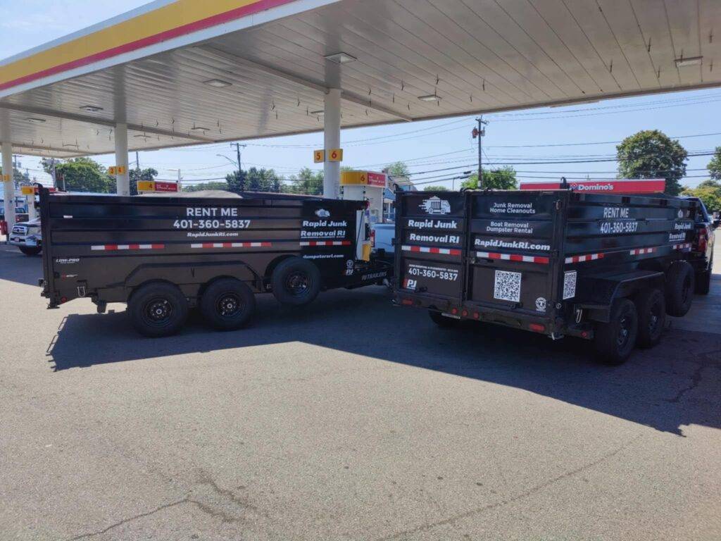 Driveway Friendly Dumpster Rentals in Rhode Island