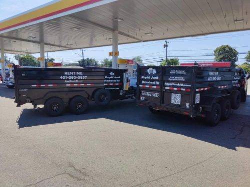 Driveway Friendly Dumpster Rentals in Rhode Island