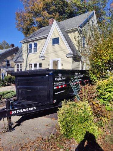 Driveway Friendly Dumpster Rentals in Rhode Island